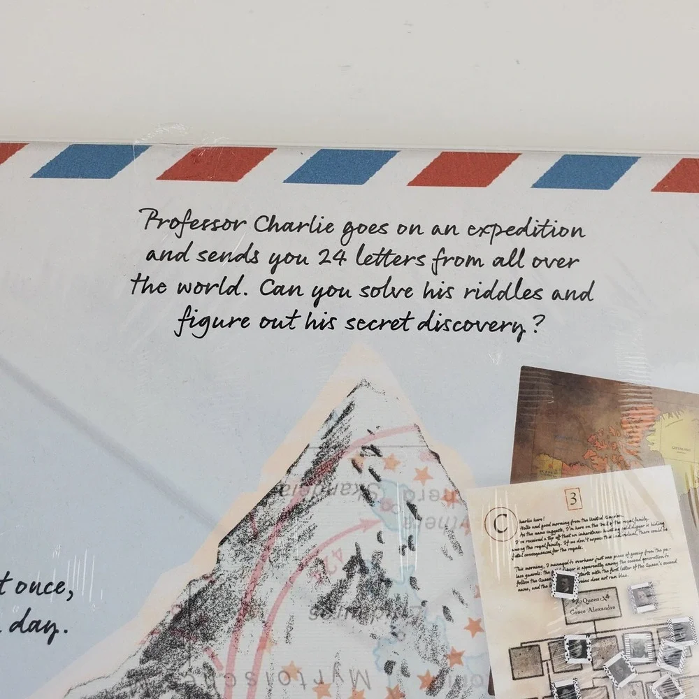 Professor Charlie's World Tour 24 Mysterious Letters‎ Hidden Games BRAND NEW!!